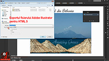 Curs Adobe pentru web design Export Adobe Illustrator CC in HTML 5 Canvas