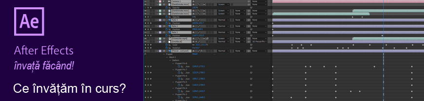 Ce invatam in curs After Effects